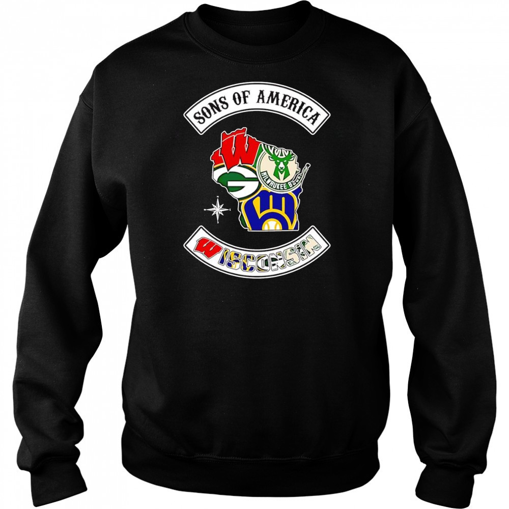 Sons of America Wisconsin sports shirt Hoodie