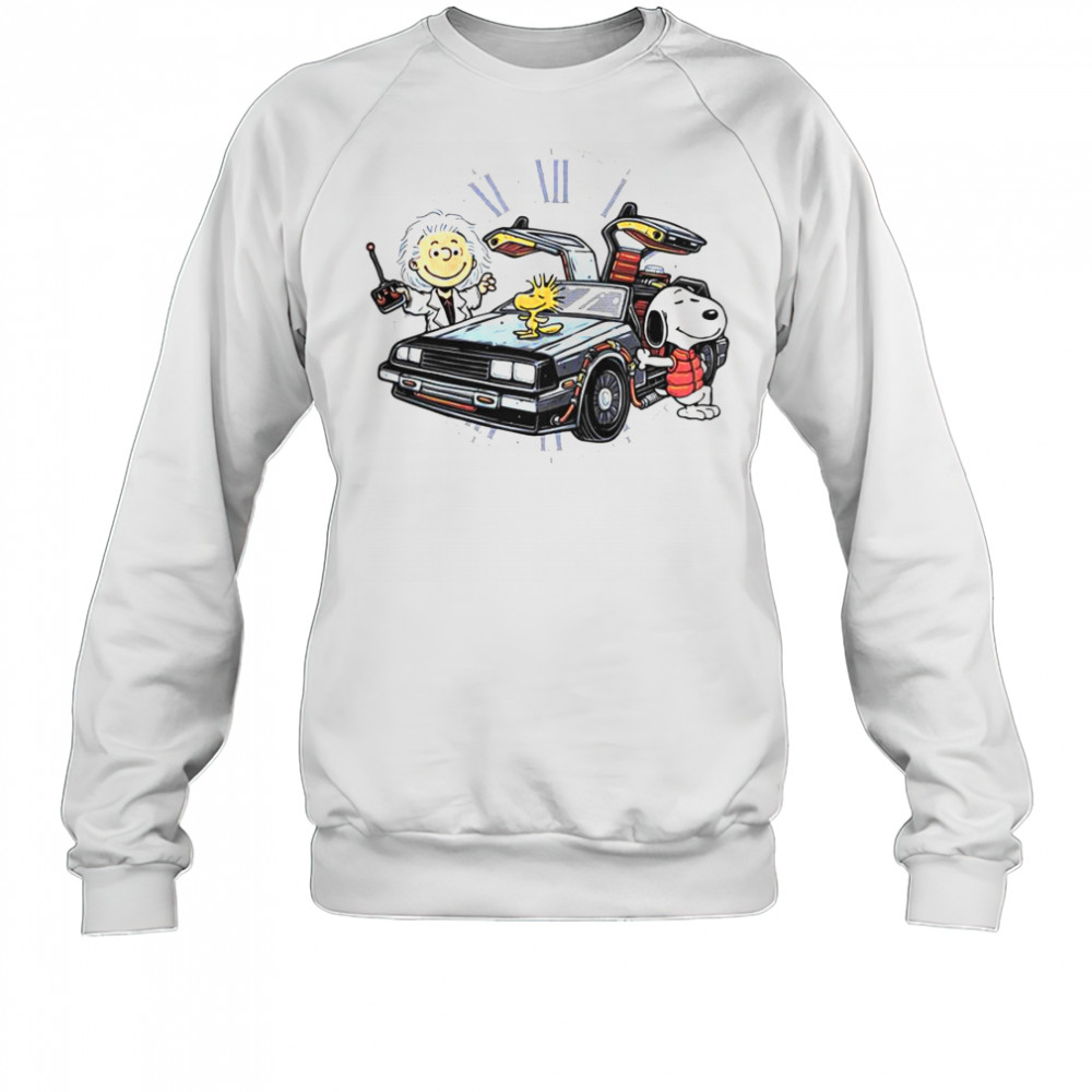Time Travel Buddies Peanuts Snoopy Woodstock T-Shirt Sweatshirt