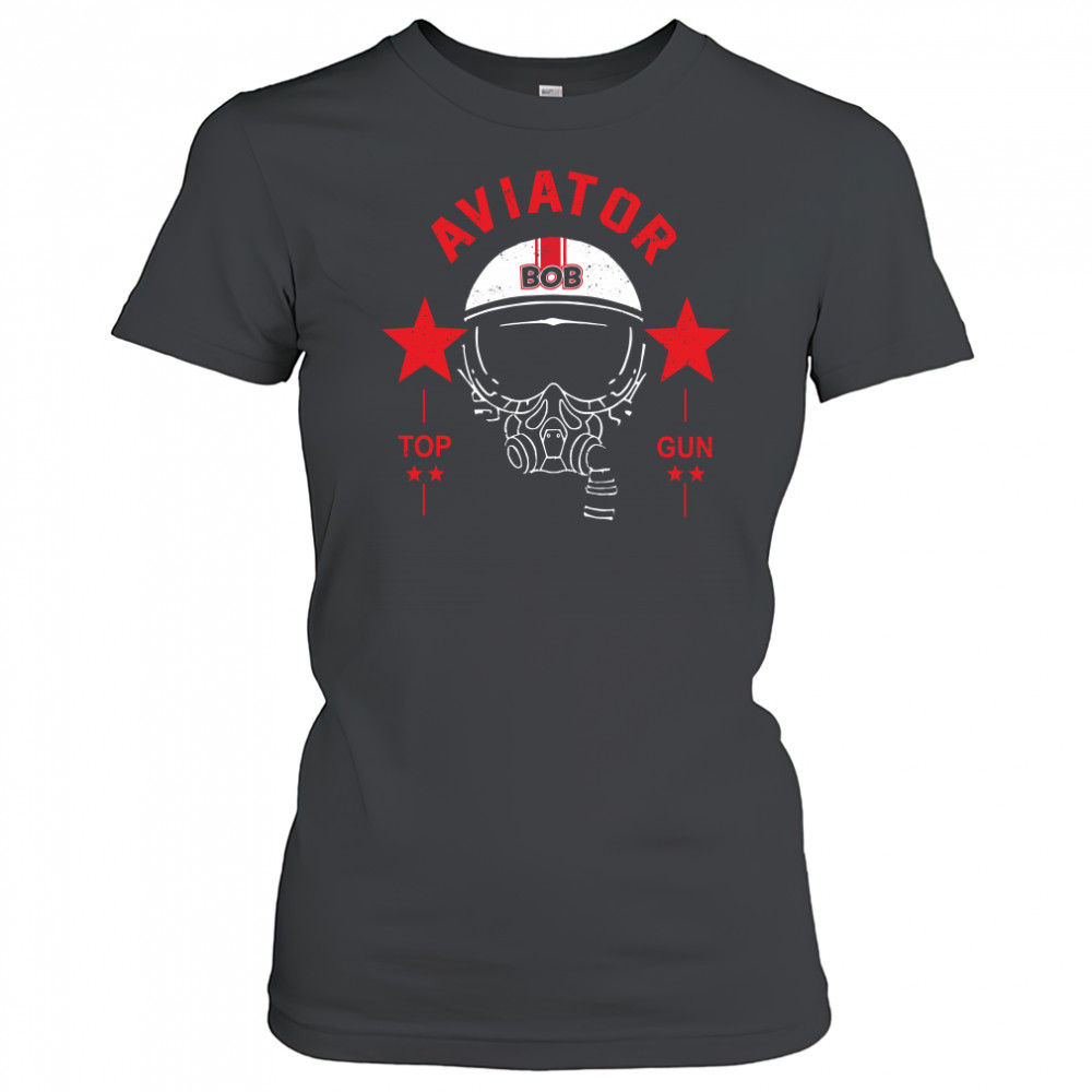 Top Gun Maverick Bob Aviator Helmet Stars Shirt Women's T-shirt