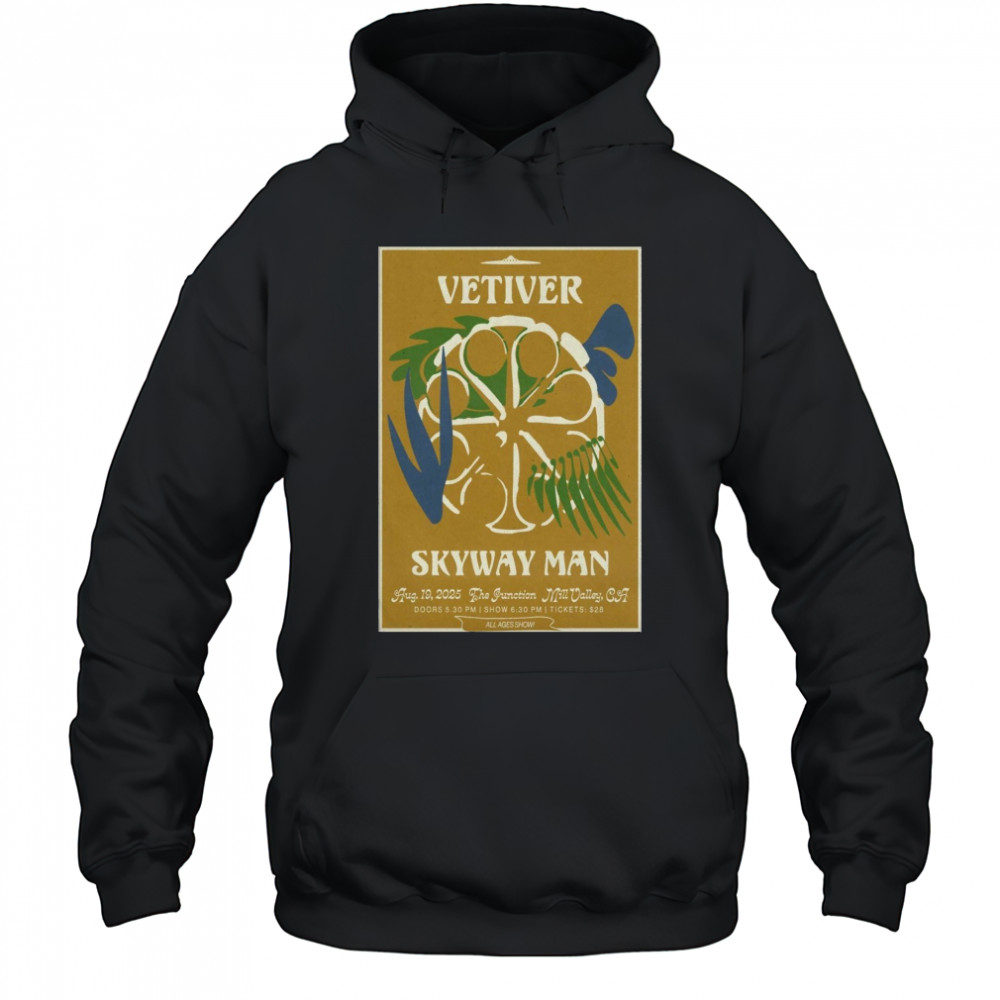 Vetiver At The Junction Beer Garden On Aug 19 2025 Poster T-Shirt Hoodie