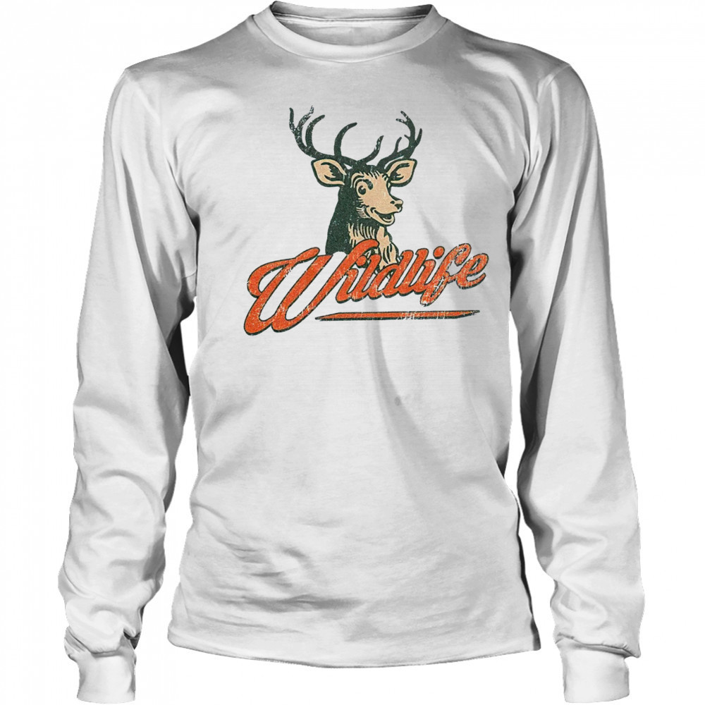 Wildlife vintage logo shirt Long Sleeved