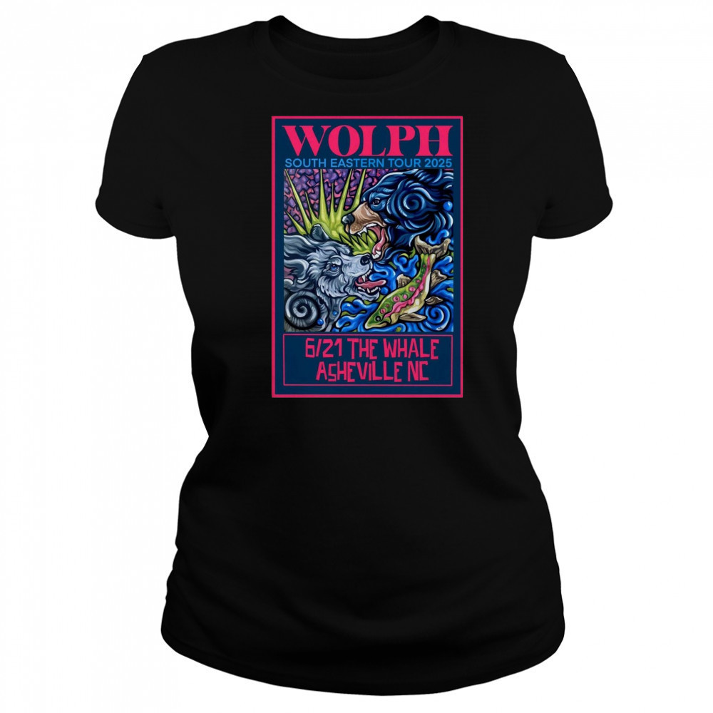 WOLF In Asheville NC On June 21 2025 Poster T-Shirt Women's T-shirt