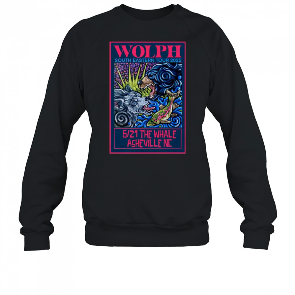 WOLF In Asheville NC On June 21 2025 Poster T-Shirt Sweatshirt