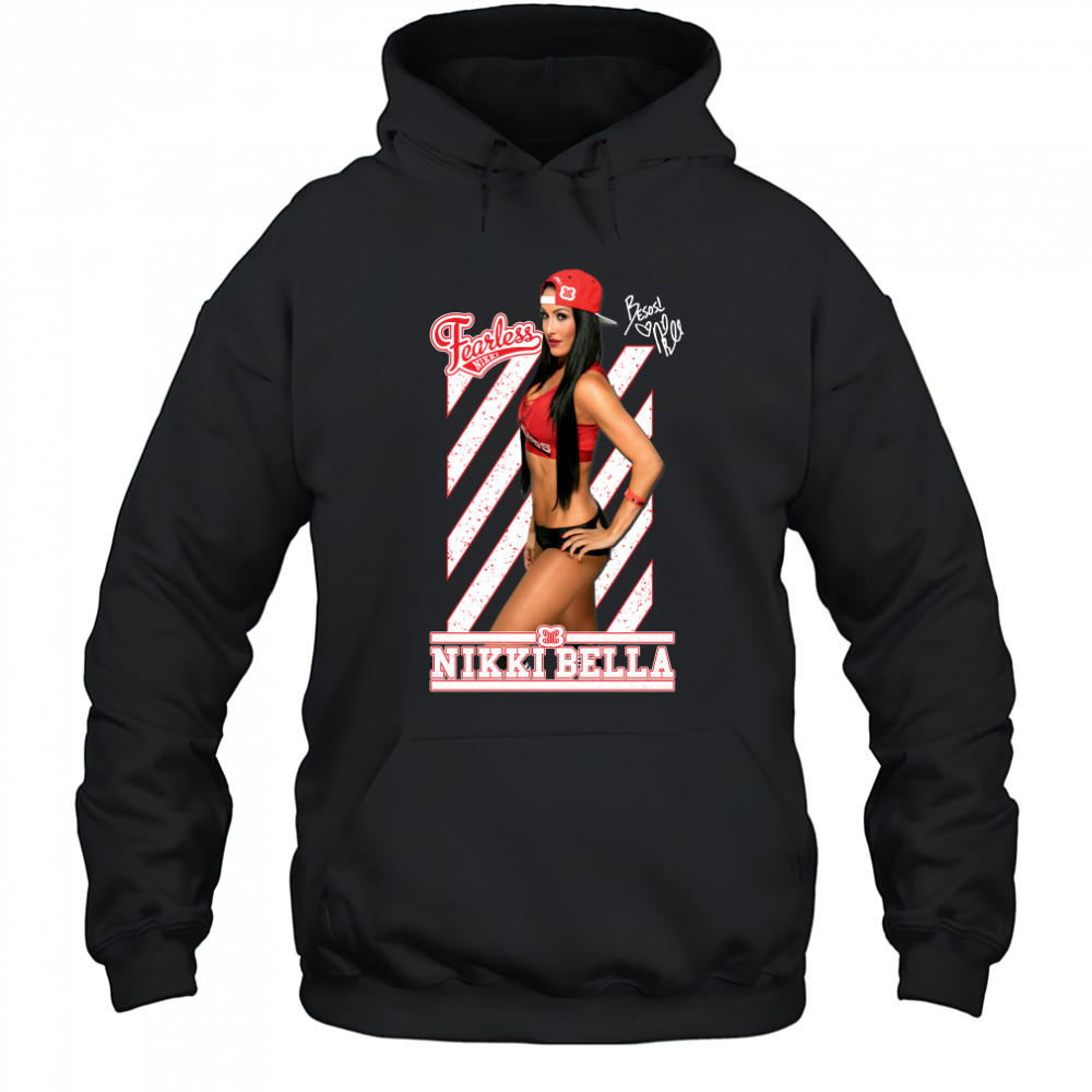 WWE Nikki Bella +Logo Fearless Pose 01_H T-Shirt B09KWLKZ8Z Hoodie
