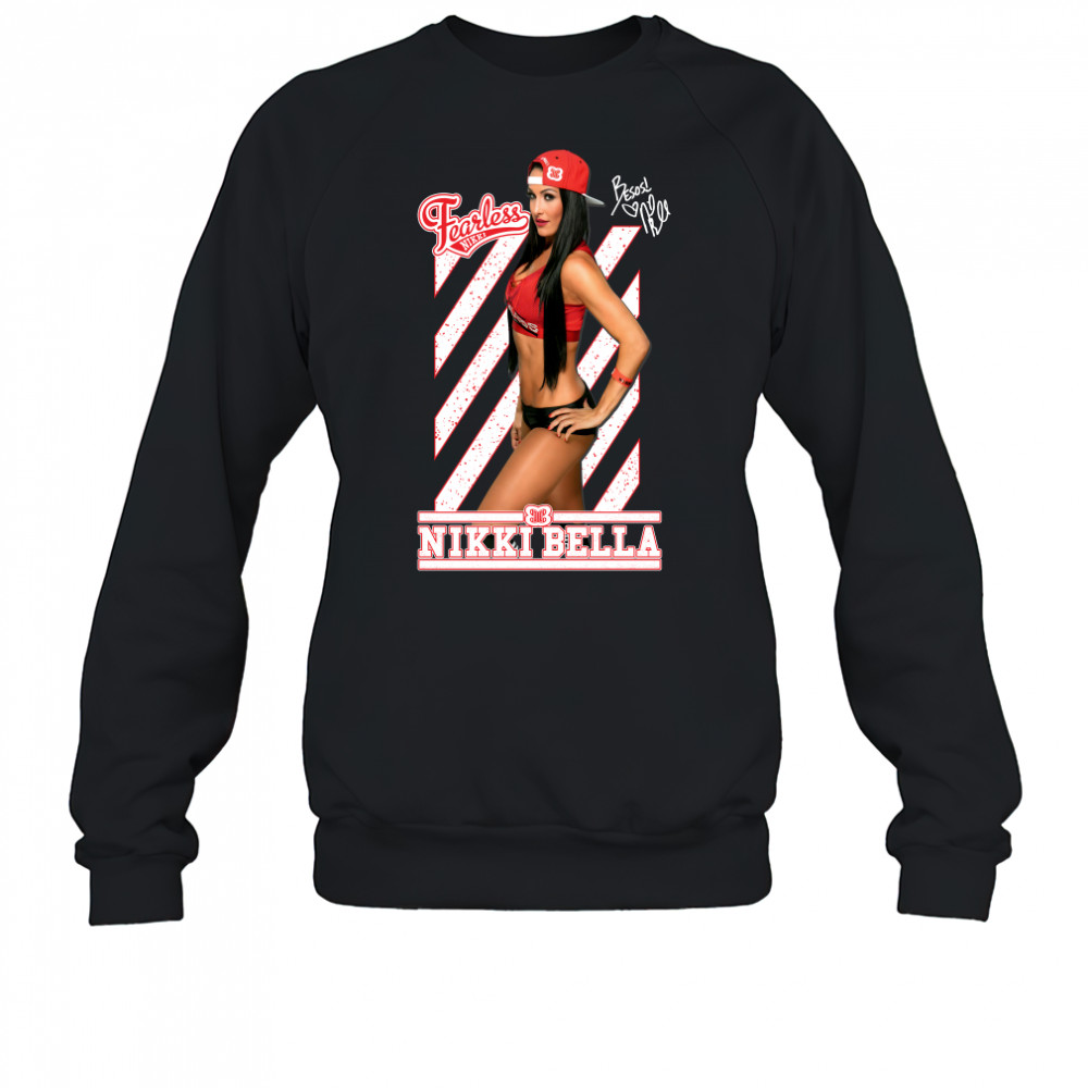 WWE Nikki Bella +Logo Fearless Pose 01_H T-Shirt B09KWLKZ8Z Sweatshirt