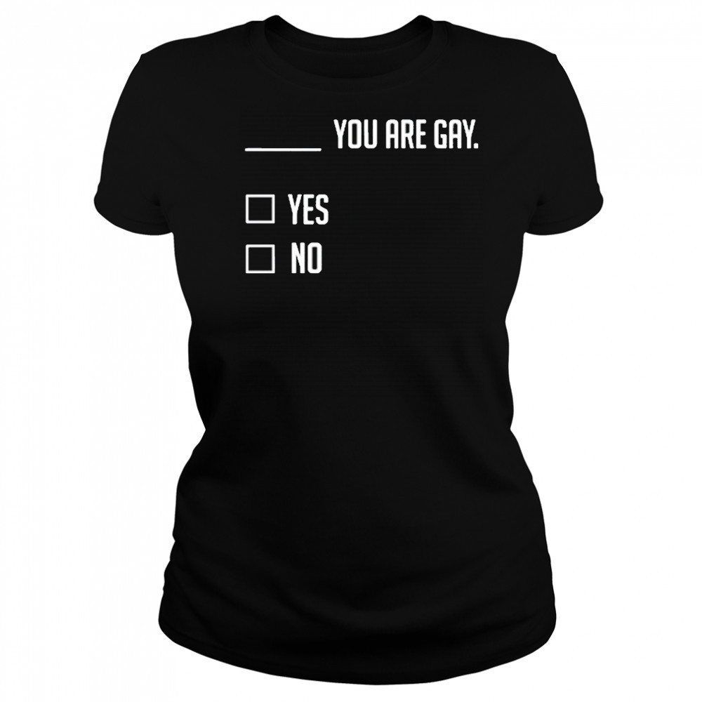You Are Gay Yes No T-Shirt Women's T-shirt