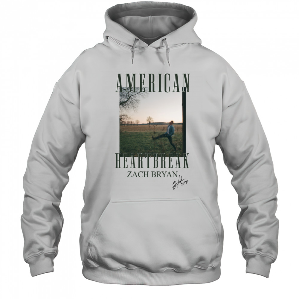 Zach Bryan American Heartbreak Album Cover Shirt Hoodie