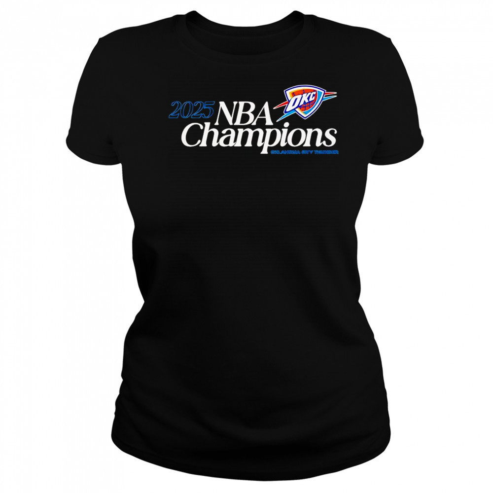 2025 NBA Champions Oklahoma City Thunder shirt Women's T-shirt