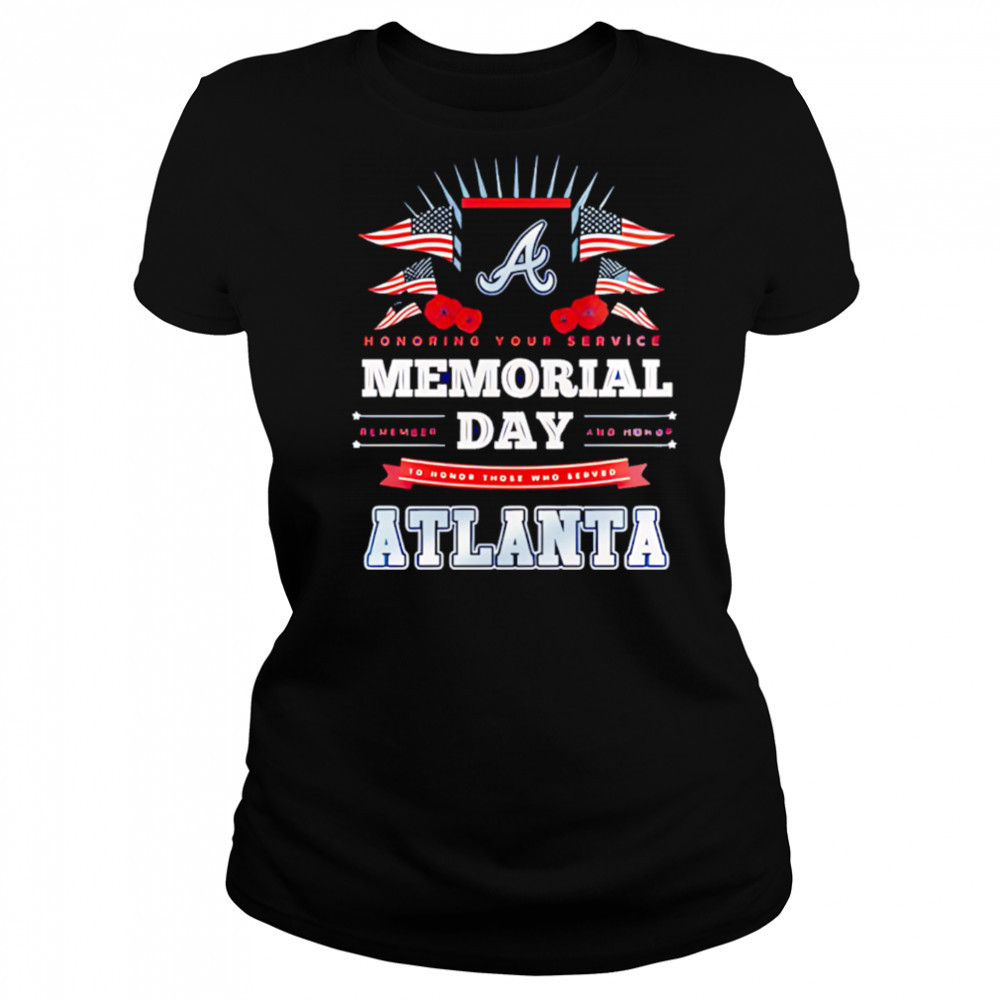 Atlanta Braves MLB x Memorial Day Baseball shirt Women's T-shirt