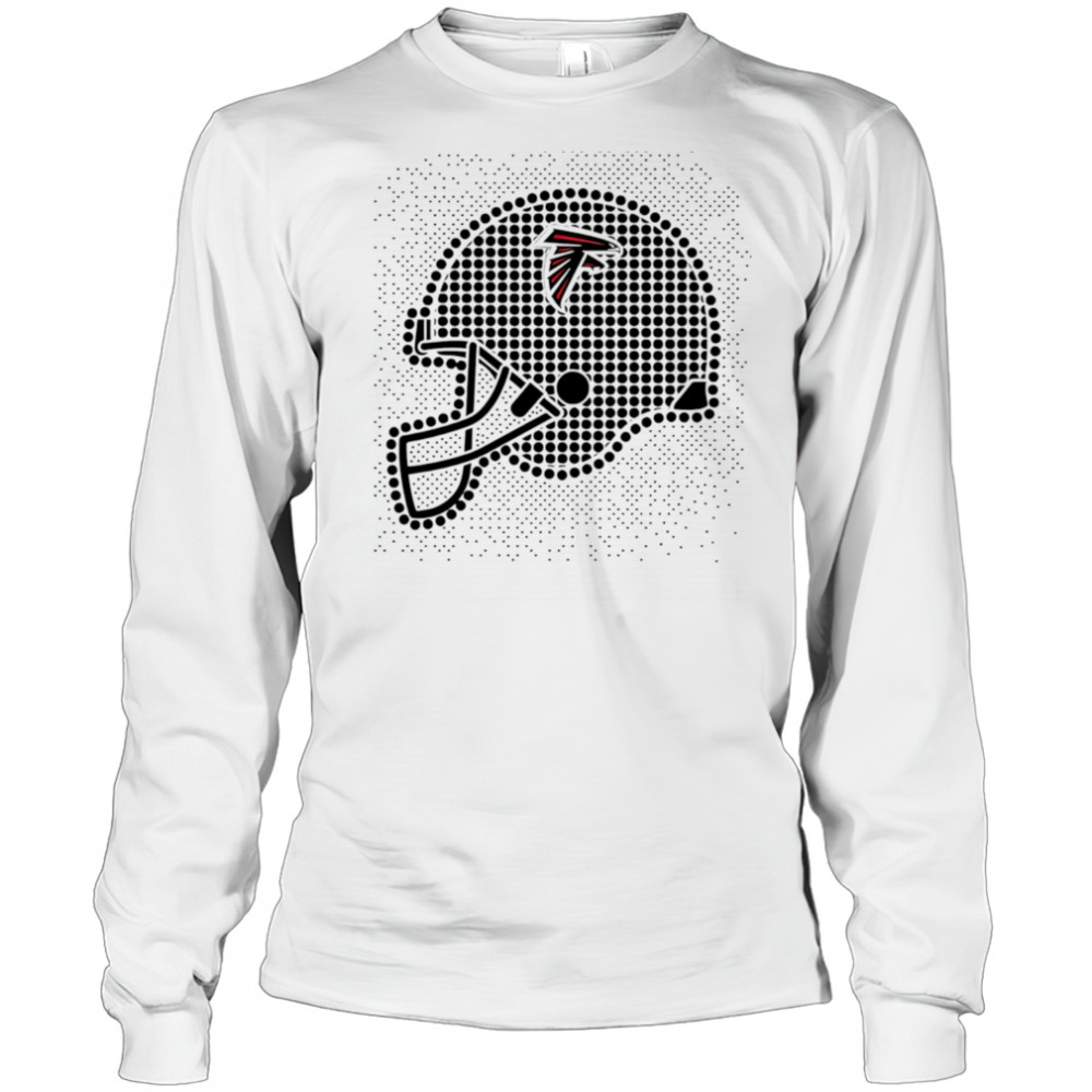 Atlanta Falcons polka dots helmet shirt Long Sleeved
