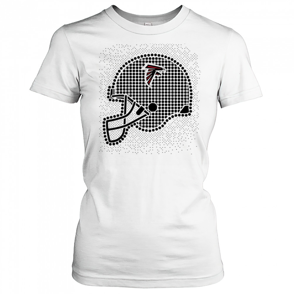 Atlanta Falcons polka dots helmet shirt Women's T-shirt
