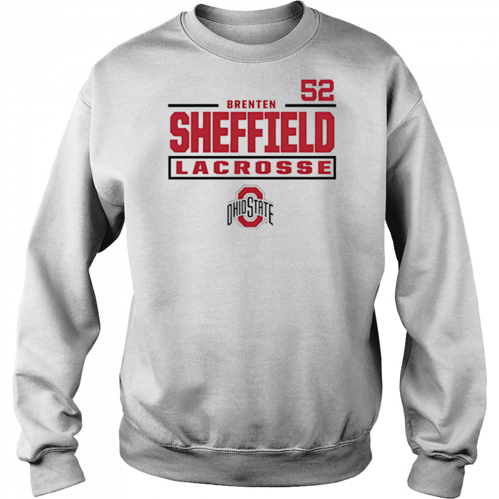 Brenten Sheffield Ohio State Buckeyes Lacrosse 52 shirt Hoodie