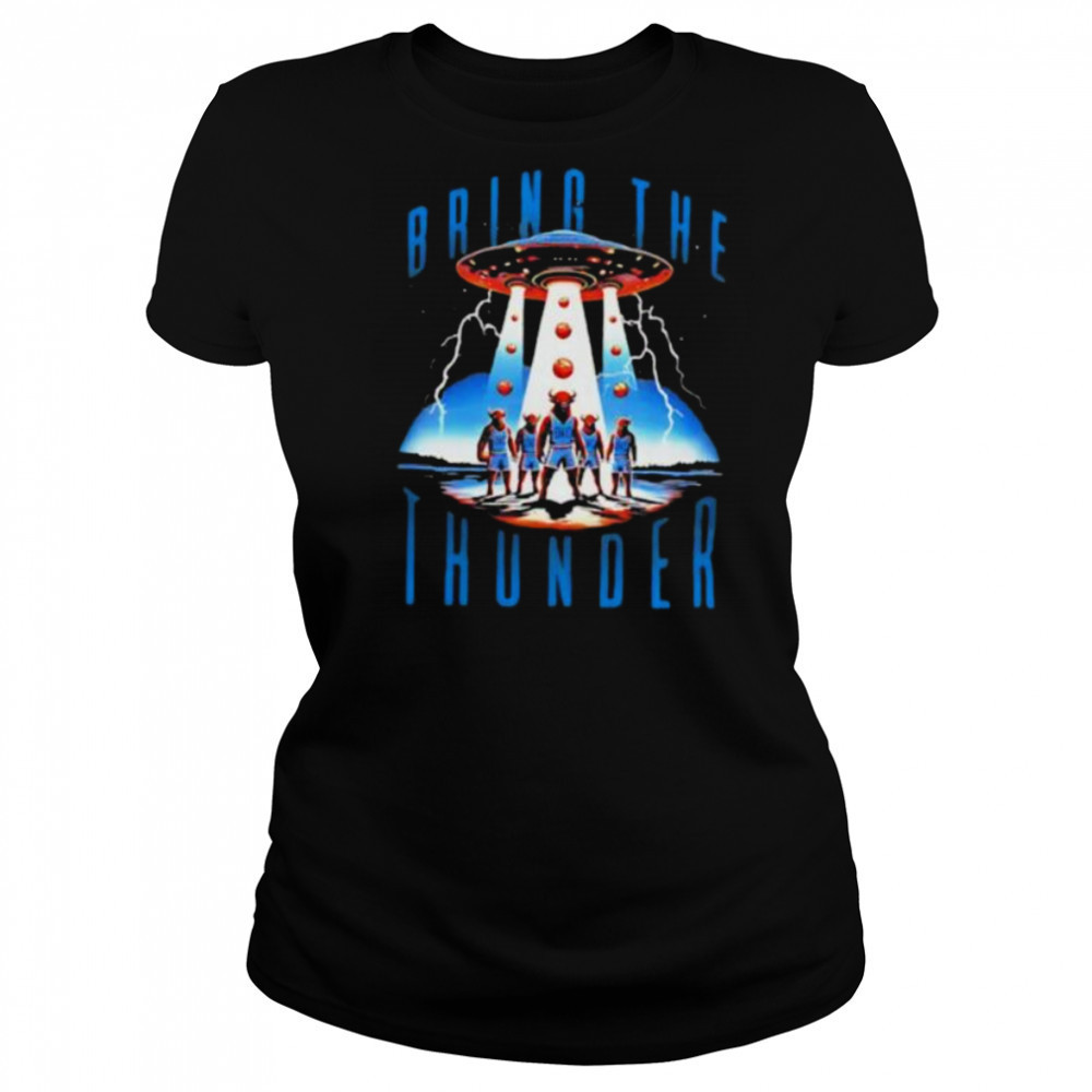 Bring The Thunder UFO Oklahoma City Thunder shirt Women's T-shirt
