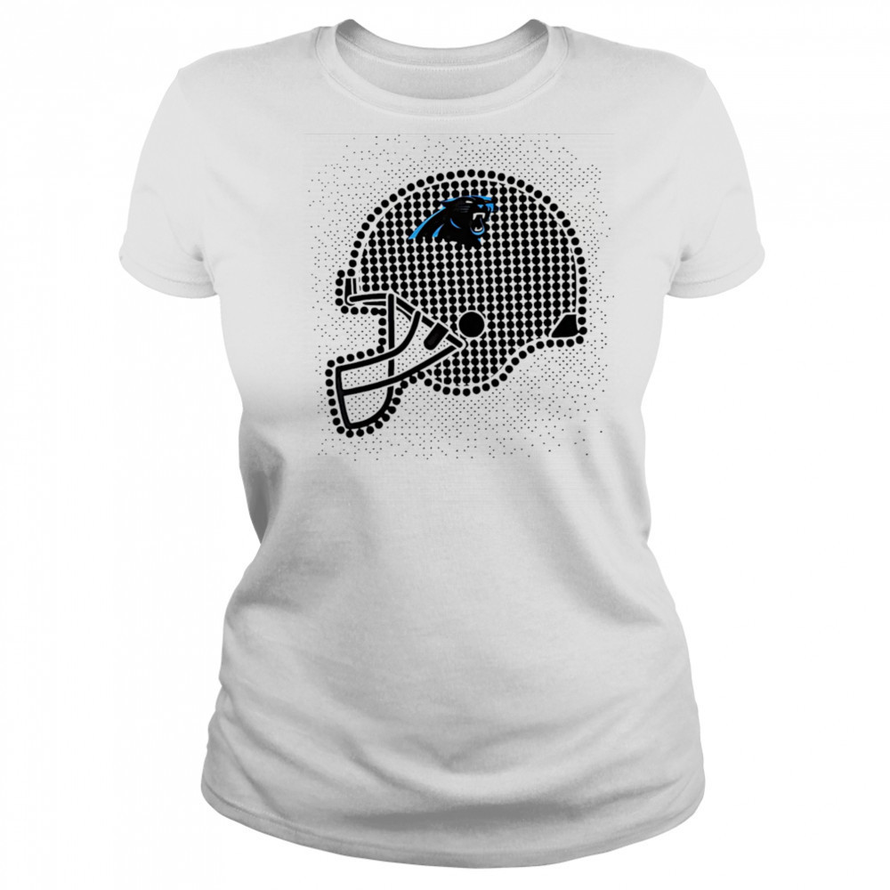 Carolina Panthers polka dots helmet shirt Women's T-shirt