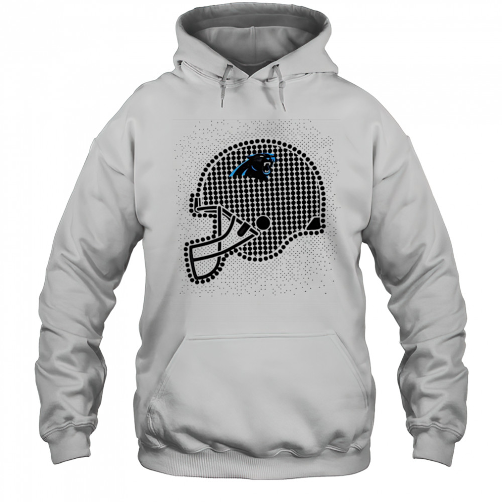 Carolina Panthers polka dots helmet shirt Hoodie