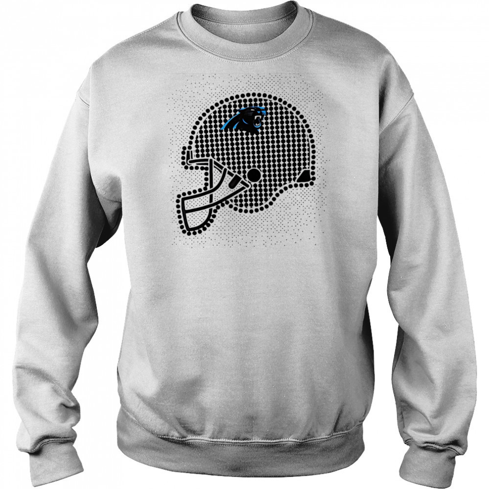 Carolina Panthers polka dots helmet shirt Hoodie