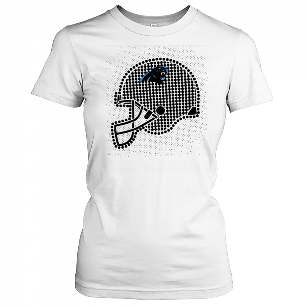 Carolina Panthers polka dots helmet shirt Women's T-shirt
