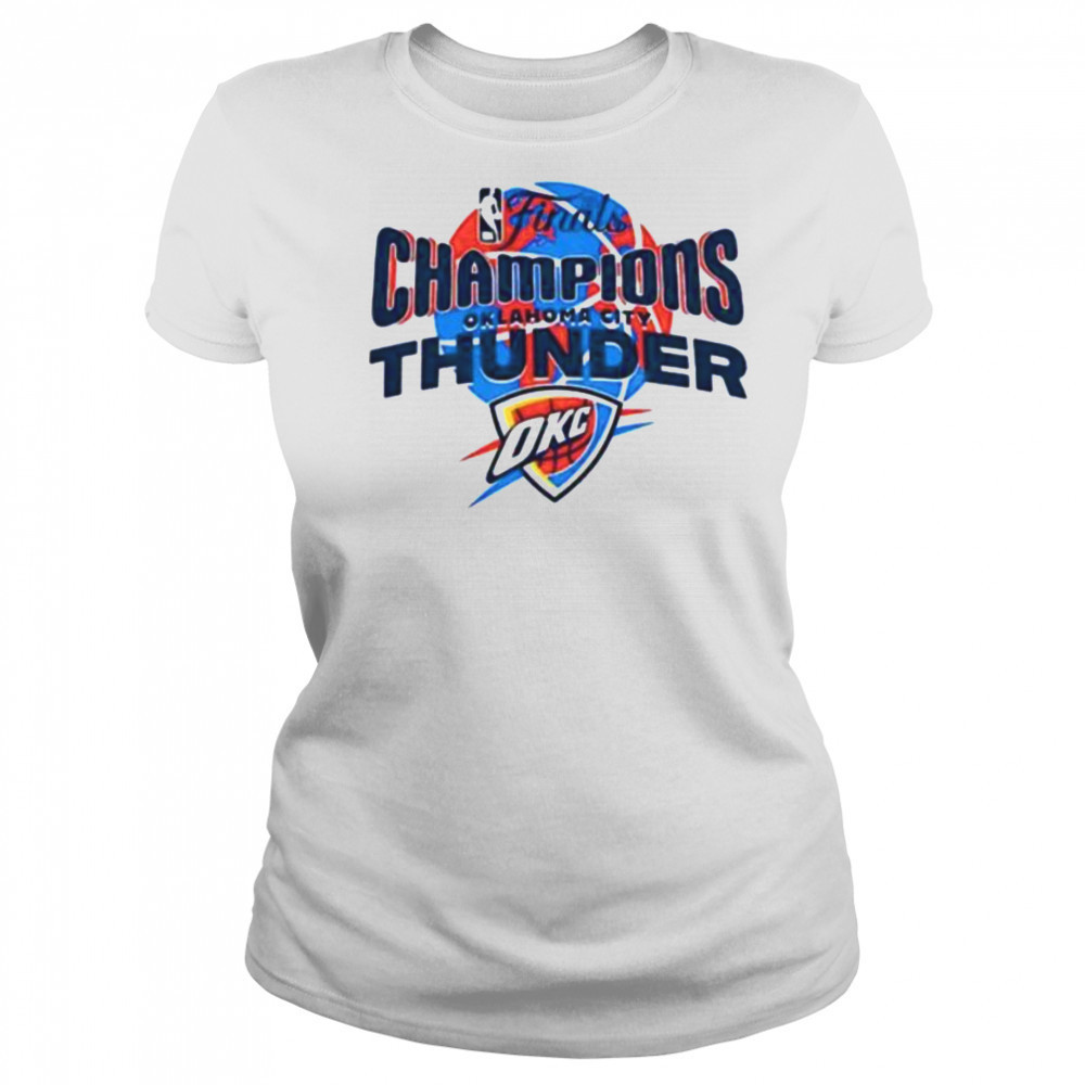 Champions Oklahoma City Thunder Basketball 2025 NBA Finals Playoff vintage shirt Women's T-shirt