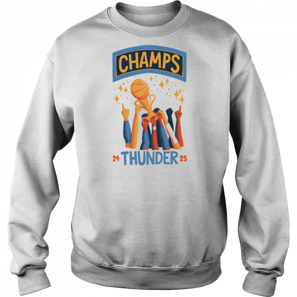 Champs Thunder 24-25 Celebration shirt Hoodie