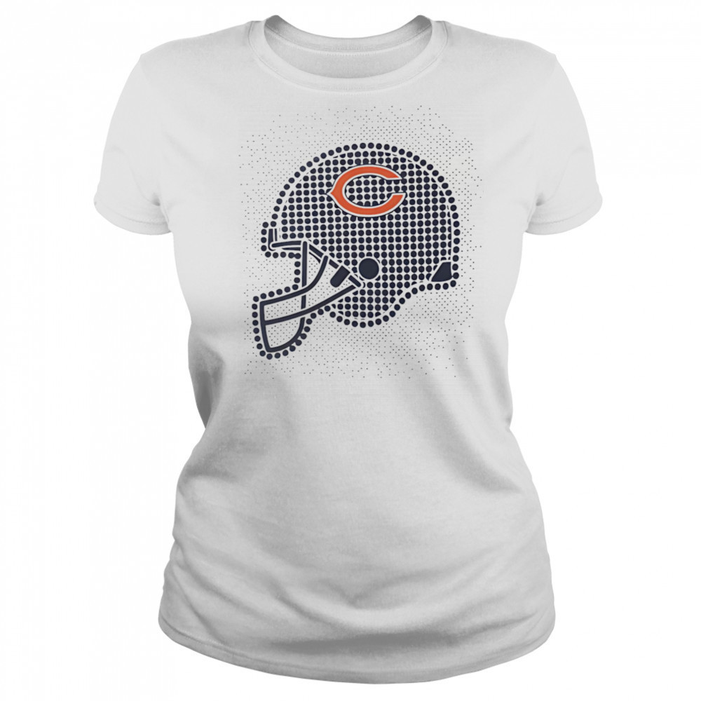Chicago Bears polka dots helmet shirt Women's T-shirt
