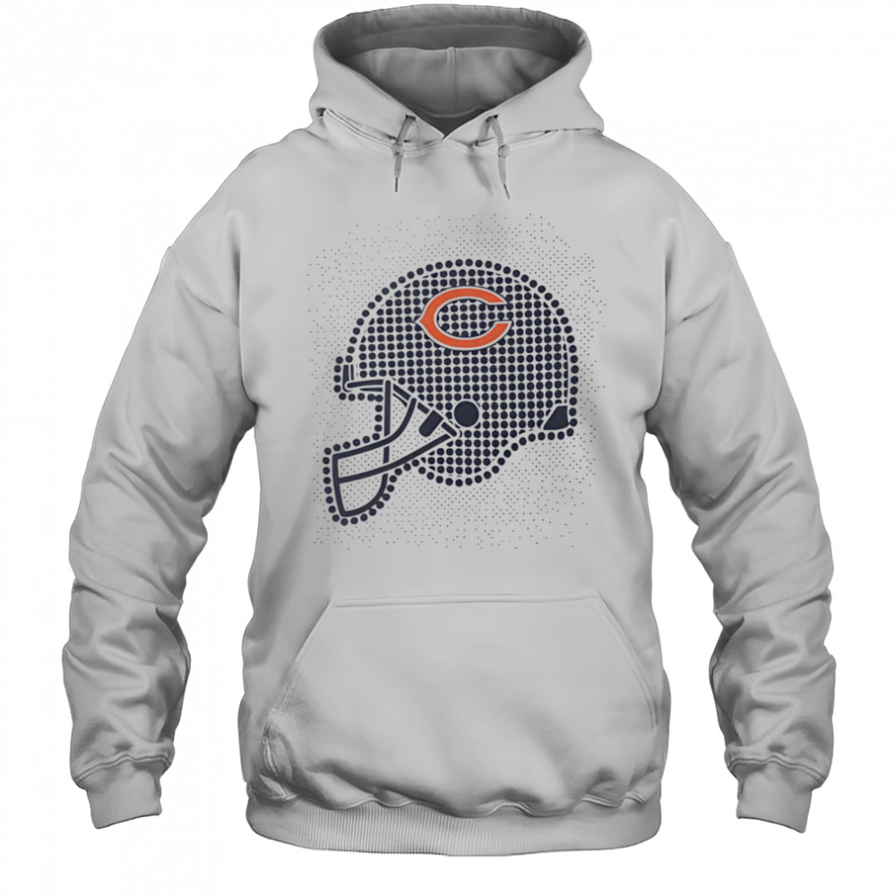 Chicago Bears polka dots helmet shirt Hoodie