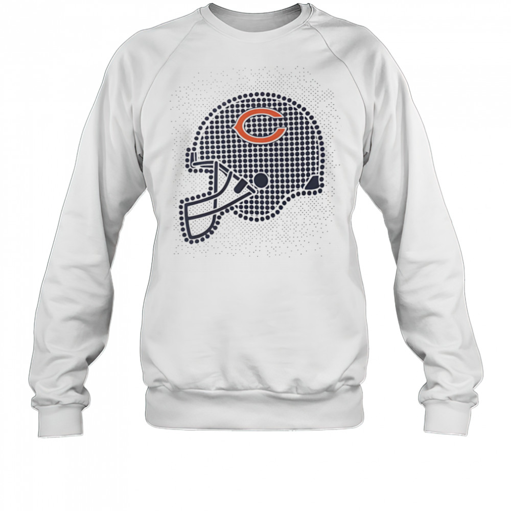 Chicago Bears polka dots helmet shirt Sweatshirt