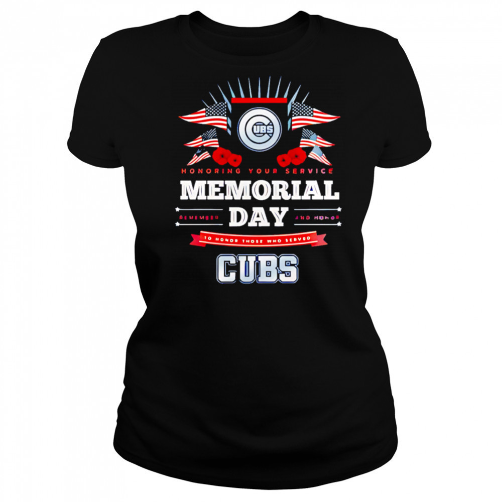 Chicago Cubs MLB x Memorial Day Baseball shirt Women's T-shirt