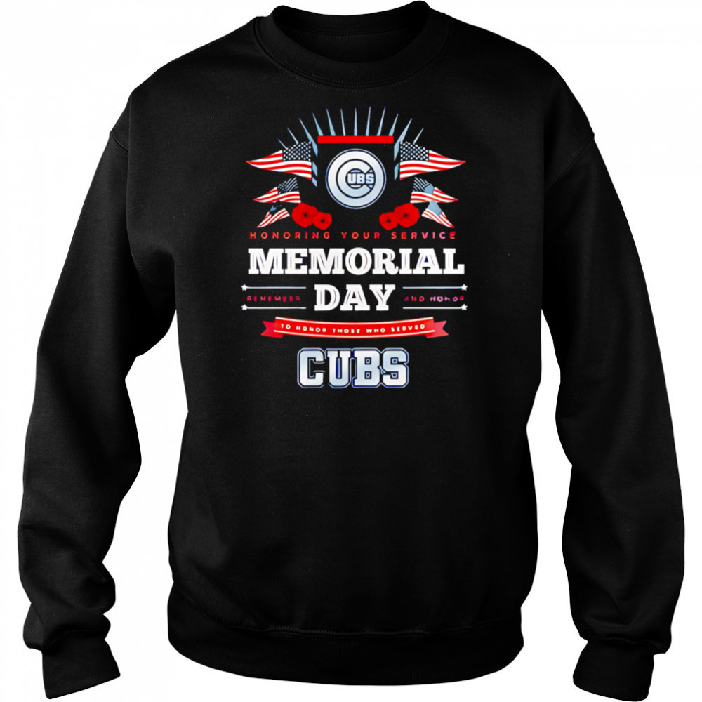 Chicago Cubs MLB x Memorial Day Baseball shirt Hoodie