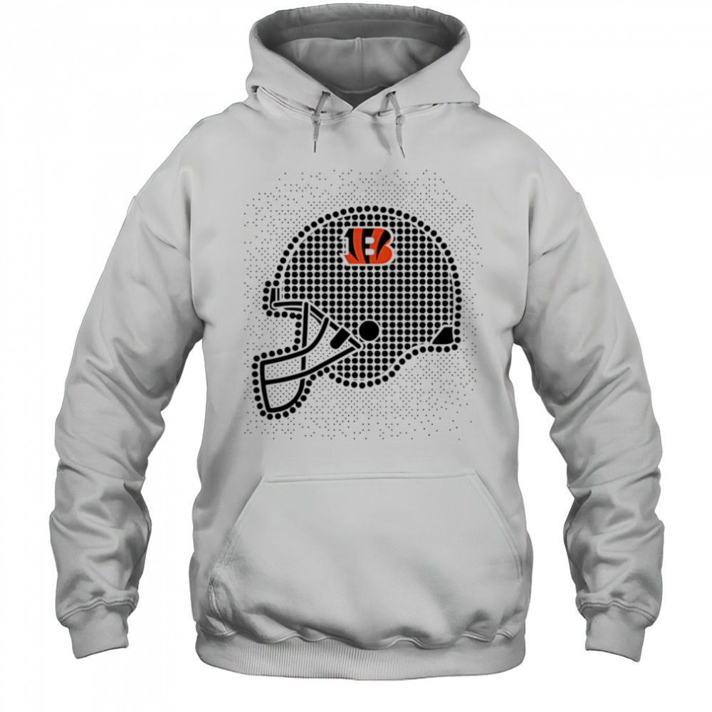 Cincinnati Bengals polka dots helmet shirt Hoodie