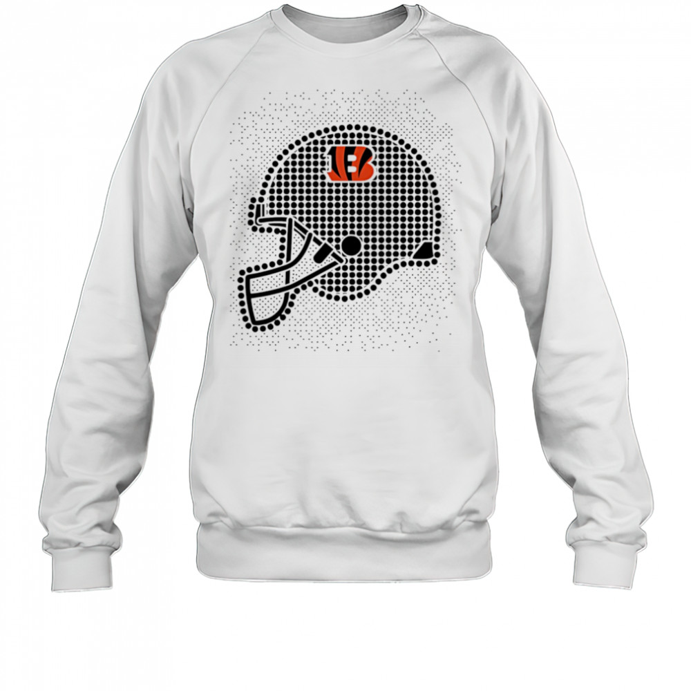 Cincinnati Bengals polka dots helmet shirt Sweatshirt