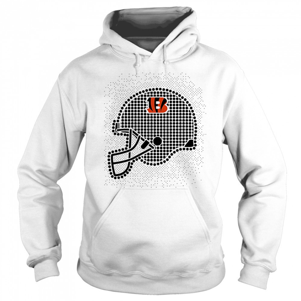 Cincinnati Bengals polka dots helmet shirt Sweatshirt