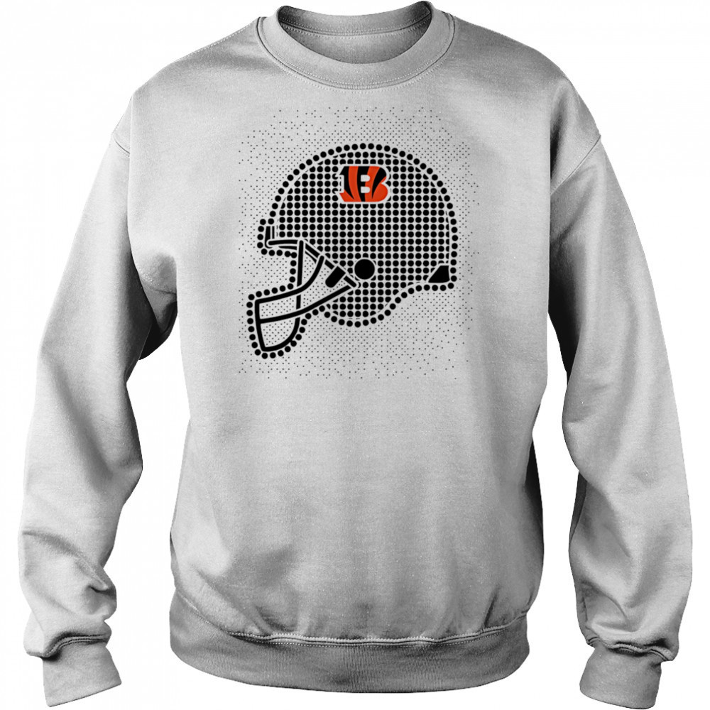 Cincinnati Bengals polka dots helmet shirt Hoodie