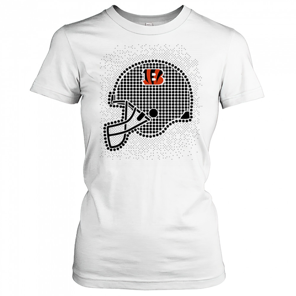 Cincinnati Bengals polka dots helmet shirt Women's T-shirt