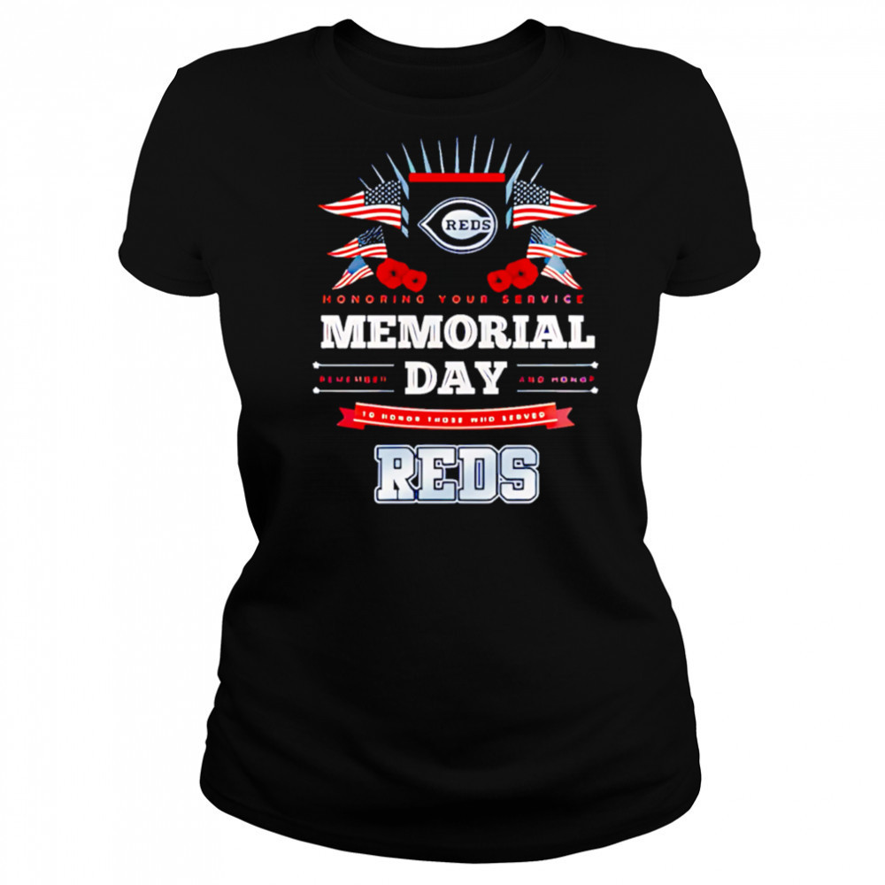Cincinnati Reds MLB x Memorial Day Baseball shirt Women's T-shirt