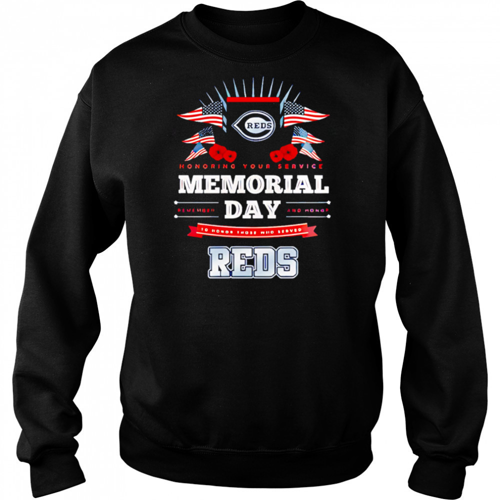 Cincinnati Reds MLB x Memorial Day Baseball shirt Hoodie
