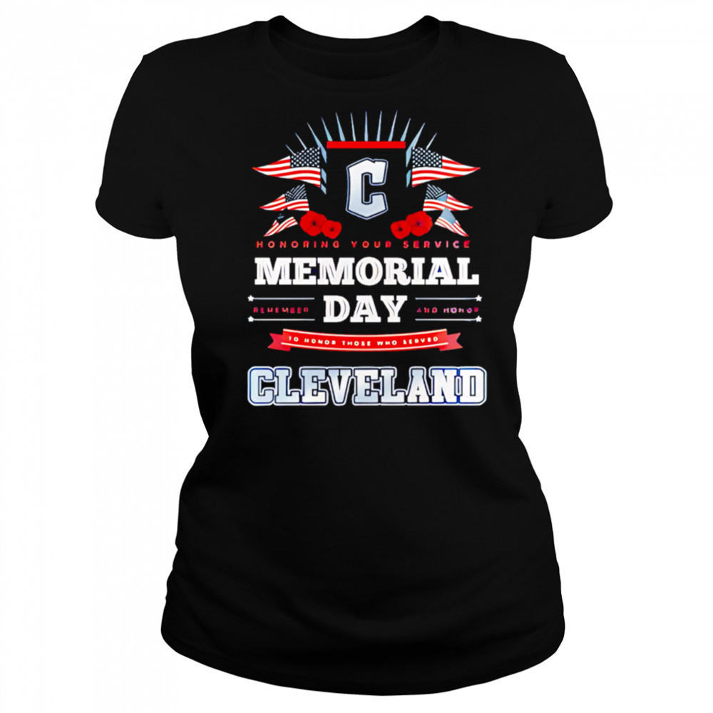 Cleveland Guardians MLB x Memorial Day Baseball shirt Women's T-shirt