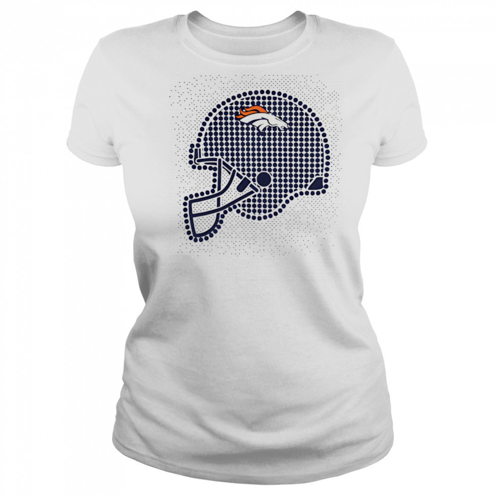 Denver Broncos polka dots helmet shirt Women's T-shirt