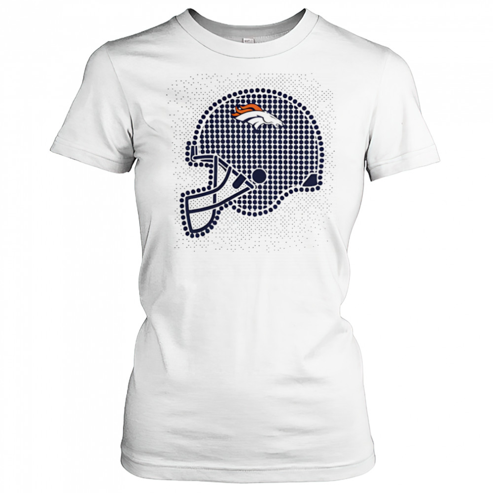 Denver Broncos polka dots helmet shirt Women's T-shirt
