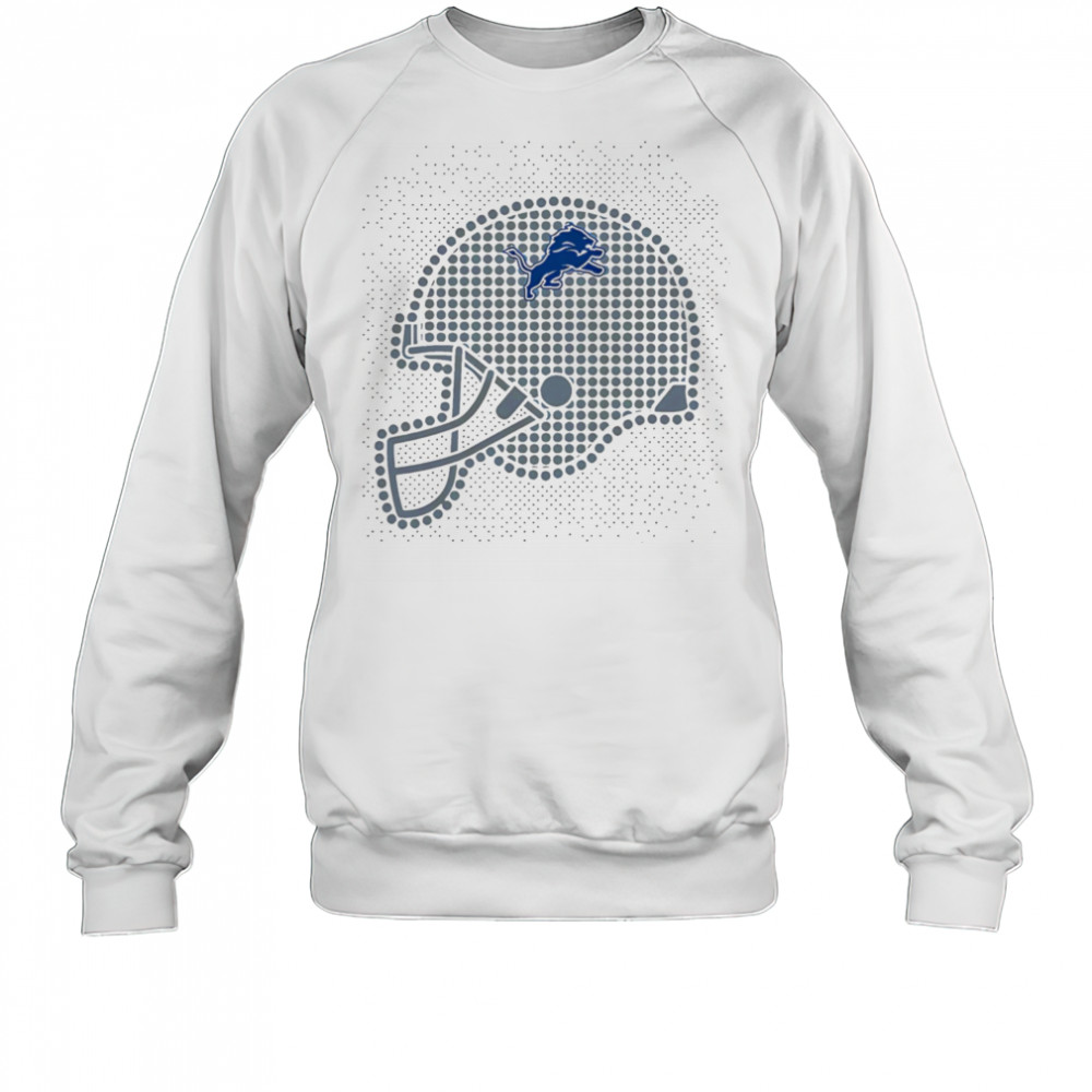 Detroit Lions polka dots helmet shirt Sweatshirt