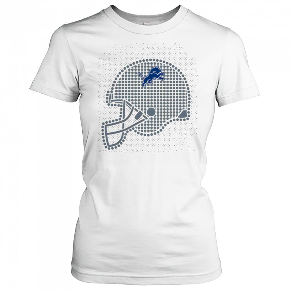 Detroit Lions polka dots helmet shirt Women's T-shirt