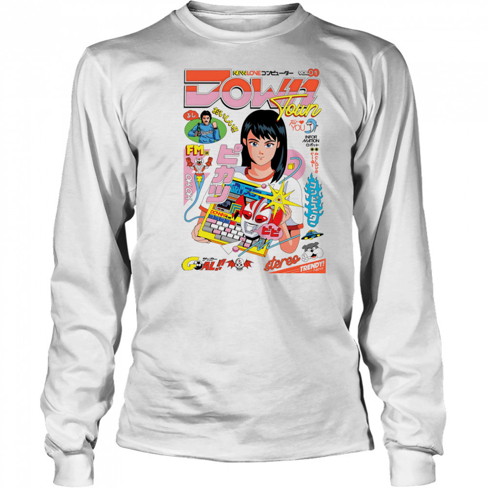 DownTown series vol 1 cartoon shirt Long Sleeved