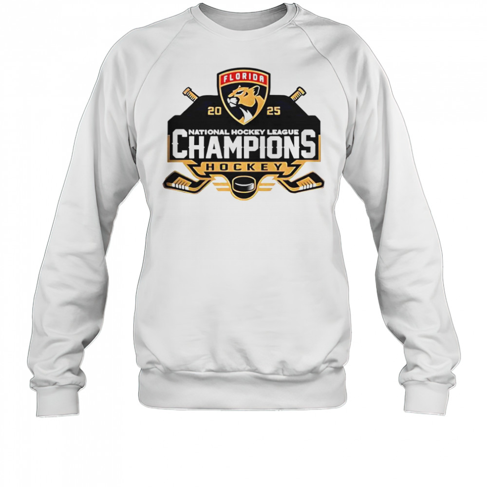 Florida Panthers Back To Back NHL Stanley Cup Champions Hockey T-Shirt Sweatshirt