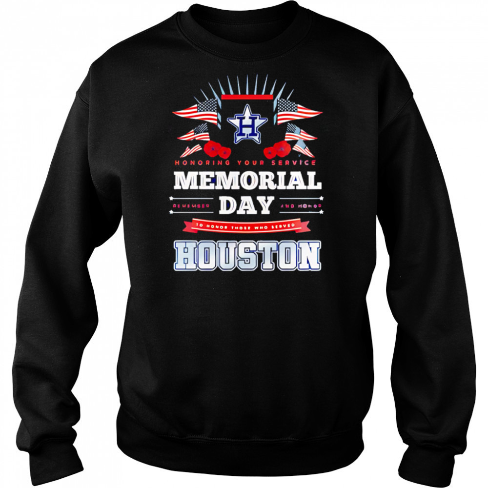 Houston Astros MLB x Memorial Day Baseball shirt Hoodie