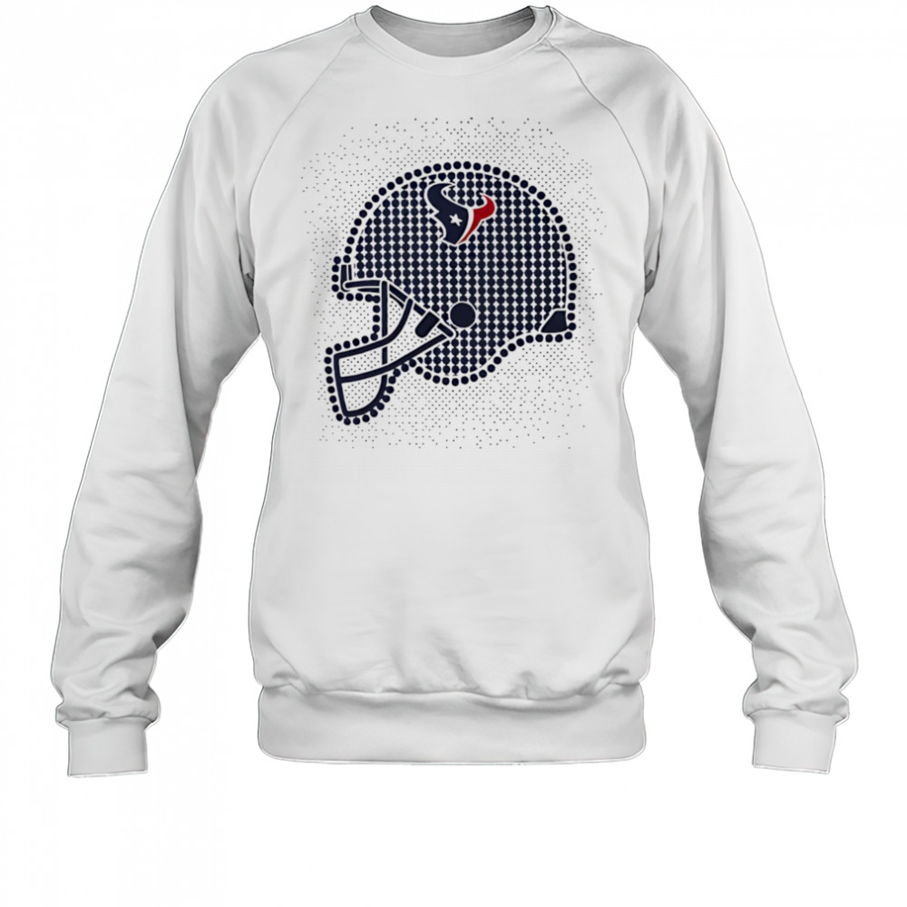Houston Texans polka dots helmet shirt Sweatshirt