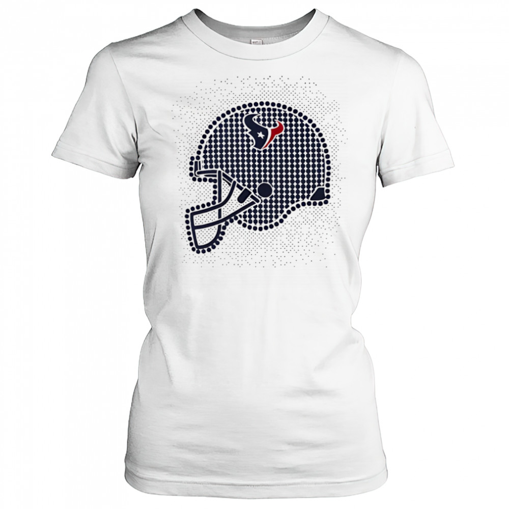 Houston Texans polka dots helmet shirt Women's T-shirt