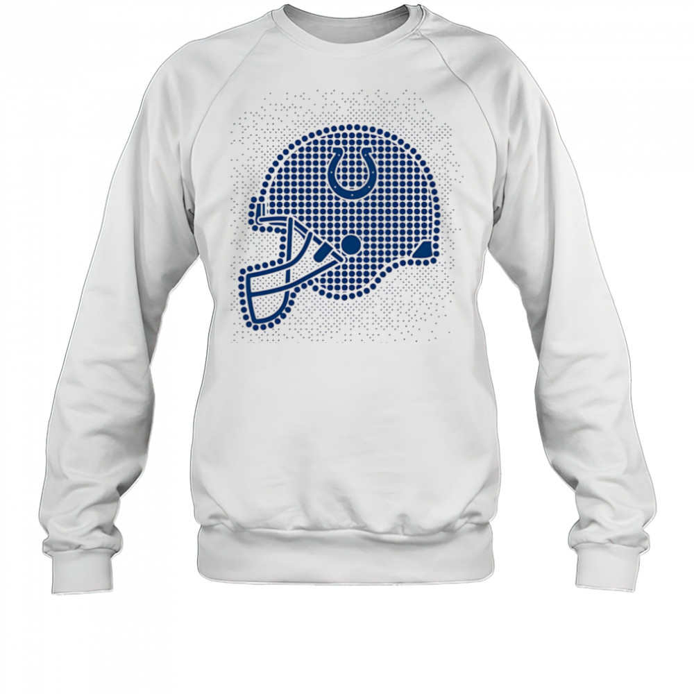 Indianapolis Colts polka dots helmet shirt Sweatshirt