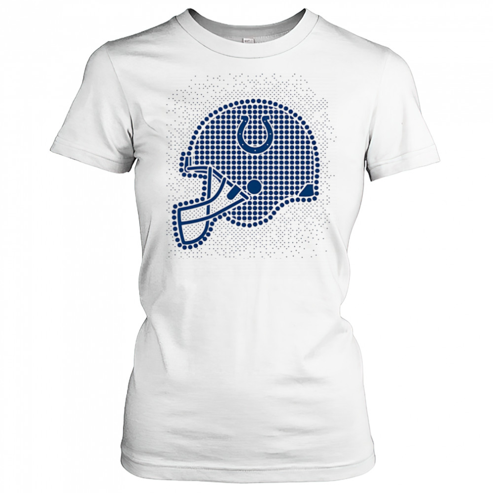 Indianapolis Colts polka dots helmet shirt Women's T-shirt