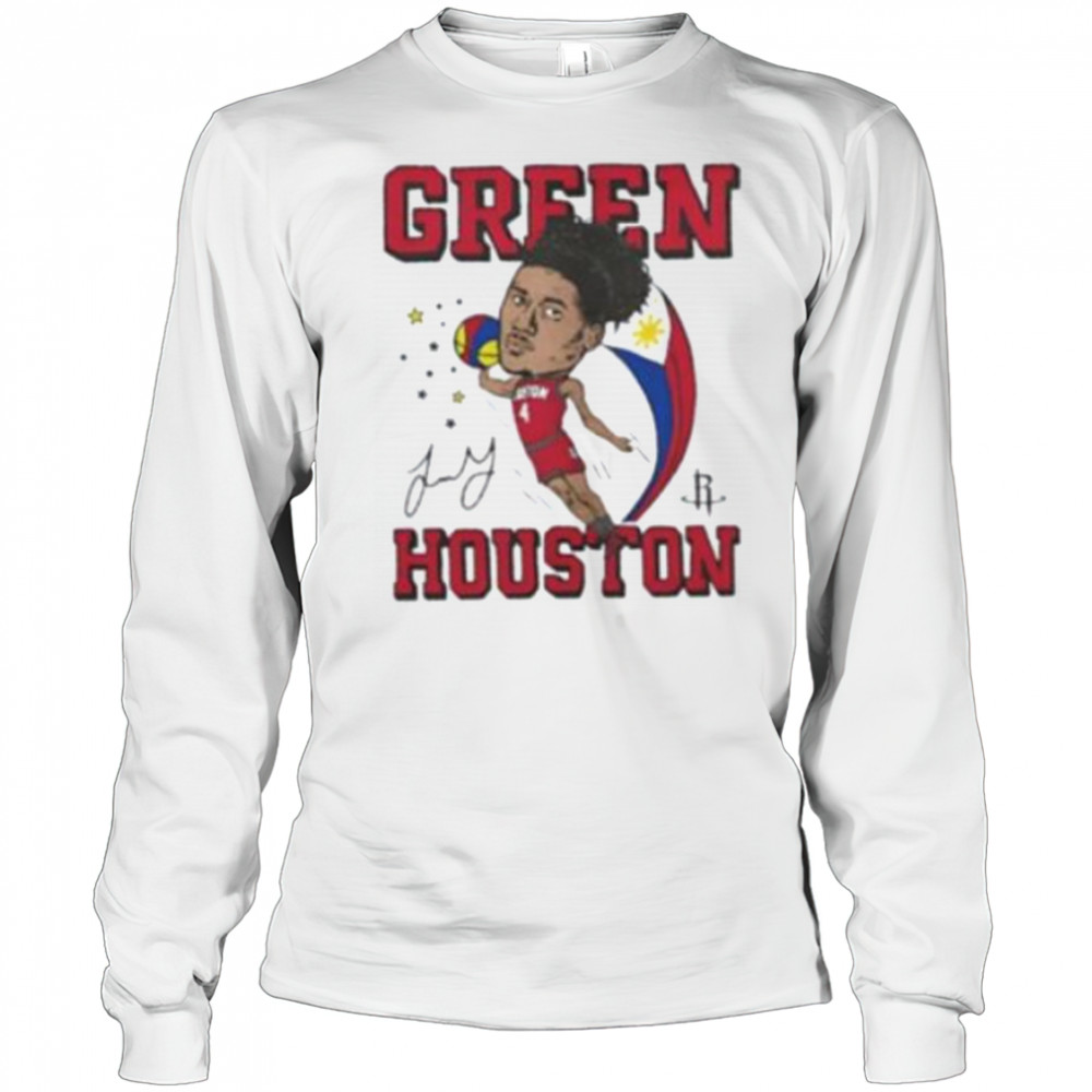 Jalen Green Houston Rockets player shirt Long Sleeved