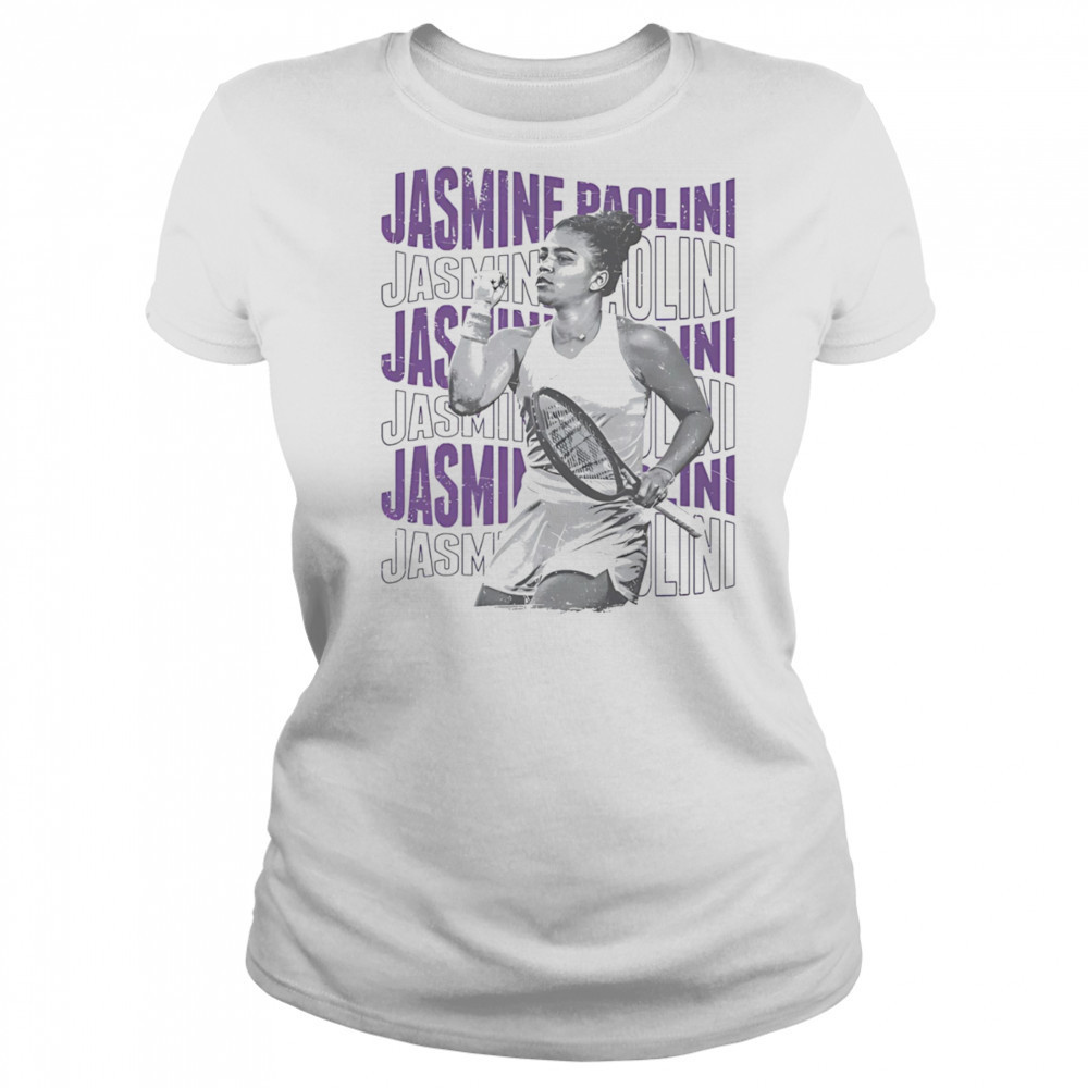 Jasmine Paolini Psychedelic Name vintage shirt Women's T-shirt