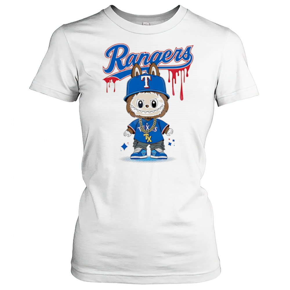 Labubu Texas Rangers Globe shirt Women's T-shirt